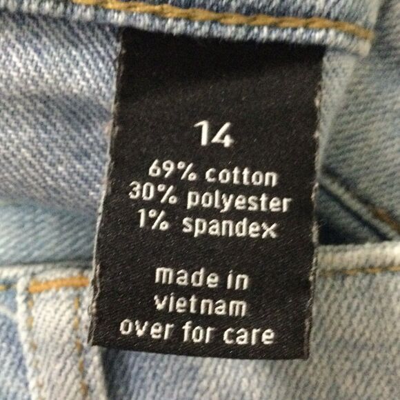 Limited Womens Jeans size 14 Light Wash Slim Boyfriend Ankle x29" Cotton Stretch - Picture 7 of 11